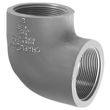 Charlotte Pipe And Foundry Charlotte Pipe Schedule 80 1 in. FPT X 1 in. D FPT PVC Elbow 1 pk PVC 08302 1400